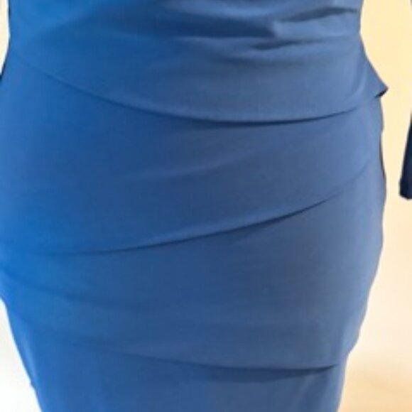 White House Black Market Blue Cocktail Dress Size 2 Bundle & SAVE 30% off - Picture 3 of 7